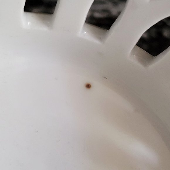 Antique Old Paris Reticulated Porcelain Compote, Pedestal Basket w Butterflies - Picture 10 of 10